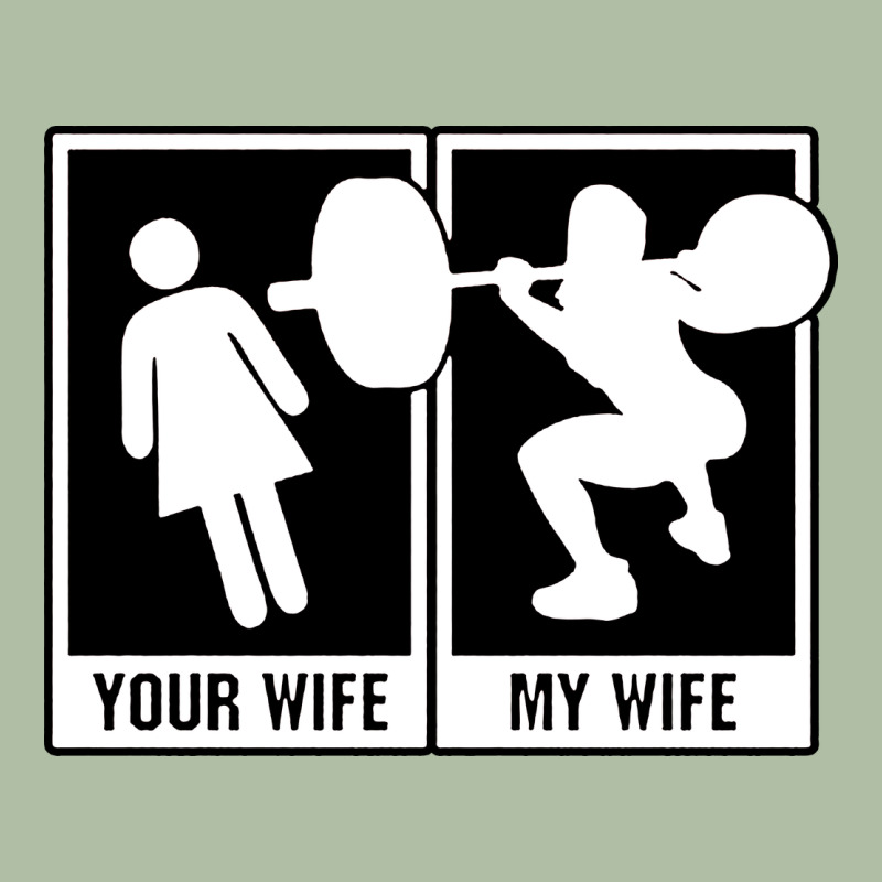 Your Wife My Wife Weightlifting Urban Heavy Tee by linhVisuals | Teevron