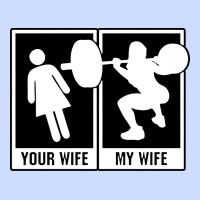 Your Wife My Wife Weightlifting Urban Heavy Tee | Teevron