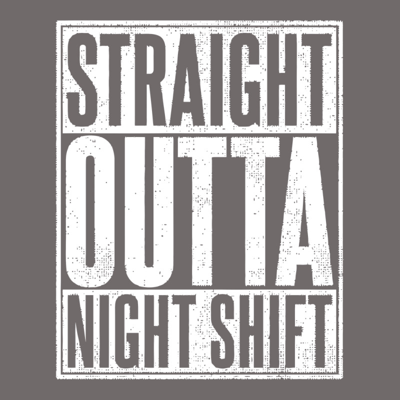 Straight Outta Night Shift Urban Heavy Tee by linhVisuals | Teevron