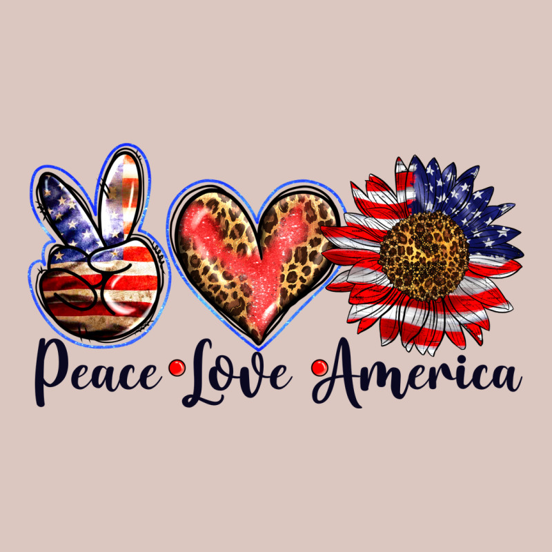 Peace Love America Premium Hoodie by BarkalooDesign | Teevron