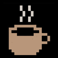 Pixel Coffee Urban Heavy Tee | Teevron