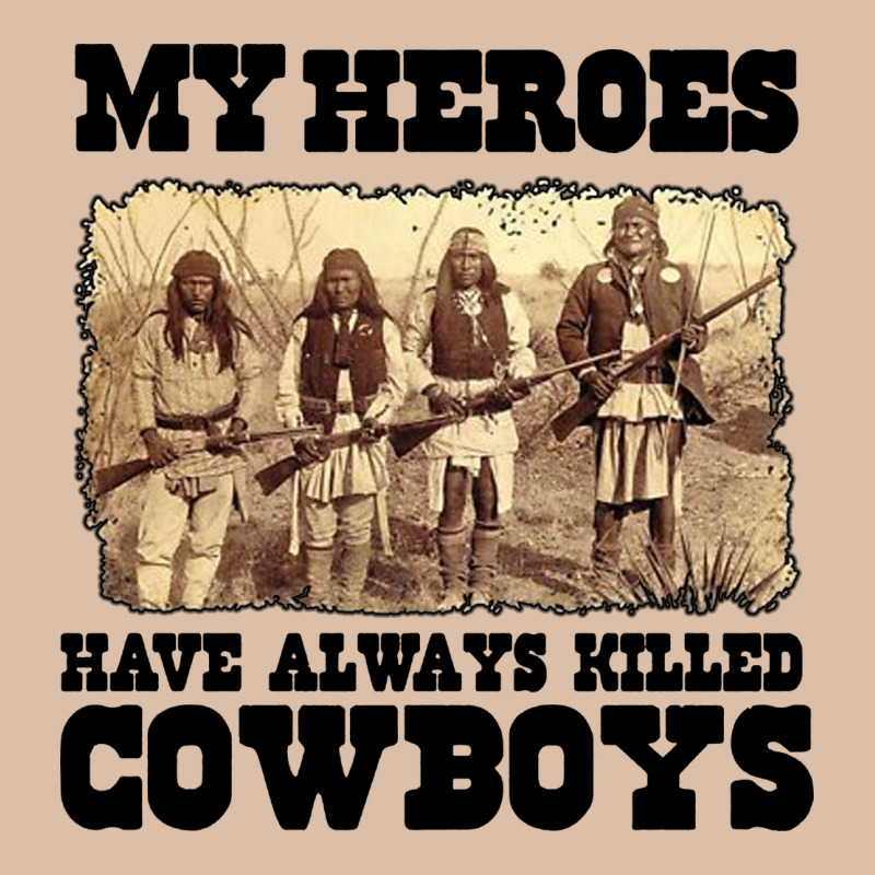 My Heroes Have Always Killed Cowboys Retro Urban Heavy Tee by linhVisuals | Teevron