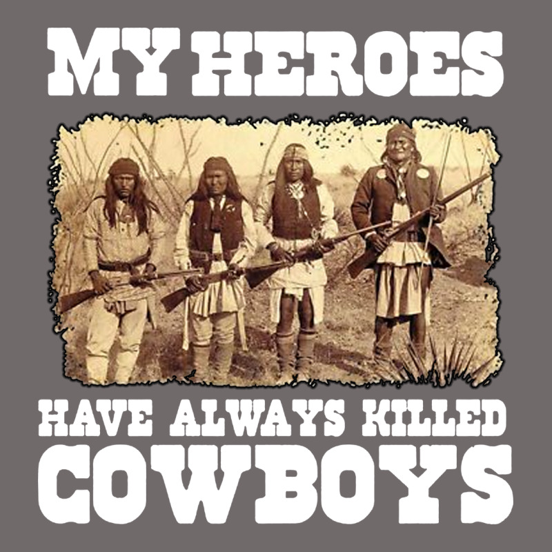 My Heroes Have Always Killed Cowboys Retro Urban Heavy Tee by linhVisuals | Teevron