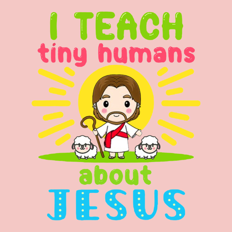 I Teach Tiny Humans About Jesus Urban Heavy Tee by linhVisuals | Teevron
