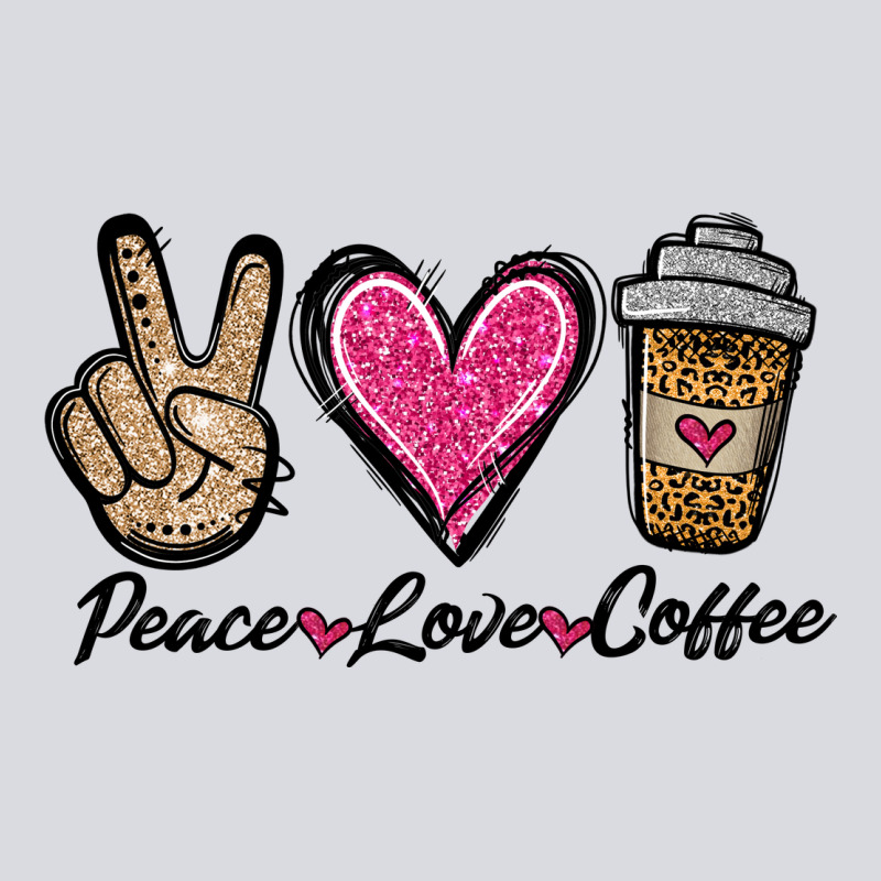 Peace Love Coffee Zipper Hoodie by Jasminsmagicworld | Teevron