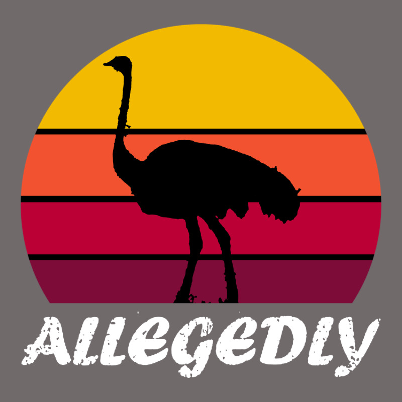 Retro Vintage Allegedly Ostrich Urban Heavy Tee by linhVisuals | Teevron