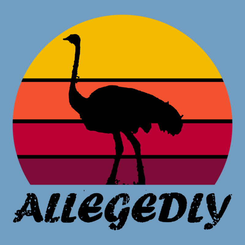 Retro Vintage Allegedly Ostrich Urban Heavy Tee by linhVisuals | Teevron