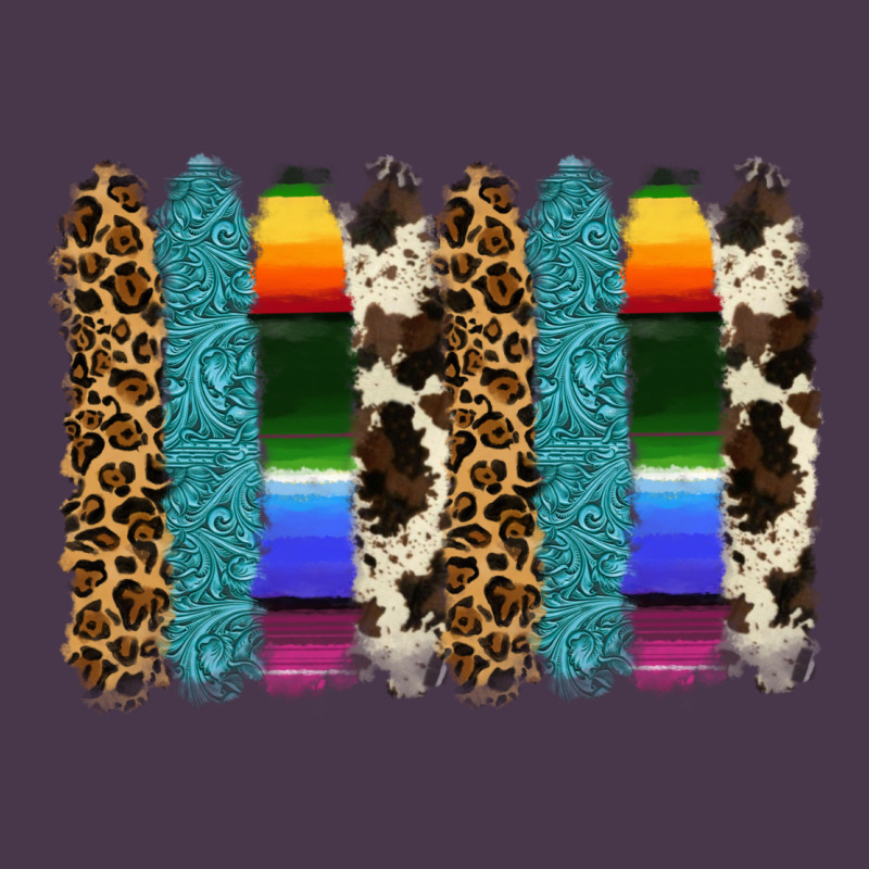Serape Leopard Tooled Leather Cowhide Background Heavyweight Hoodie by RanaPortraitStore | Teevron