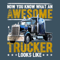 Awesome Trucker Big Rig Semi Trailer Truck Driver Gift Men Tank Top Urban Heavy Tee | Teevron