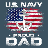 U.s Navy Proud Dad With American Flag Gift Veteran Day T Shirt Urban Heavy Tee | Teevron