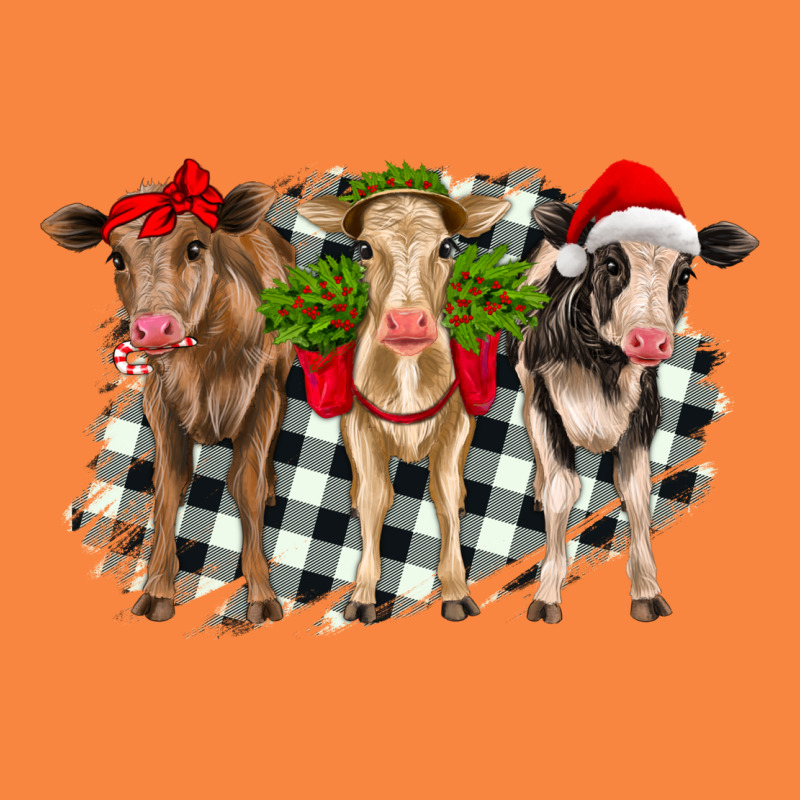 Christmas Heifers Front View Premium Sweatshirt by RanaPortraitStore | Teevron