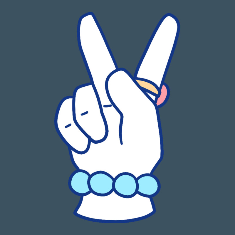 Girl Peace Sign Urban Heavy Tee by linhVisuals | Teevron