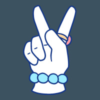 Girl Peace Sign Urban Heavy Tee | Teevron