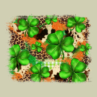 St.patricks Plaid  Green Glitter Cowhide  Leopard Heavy Core Tee | Teevron