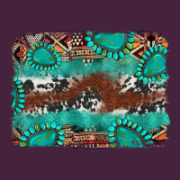 Cowhide Gemstone Leather Background Premium Tee | Teevron