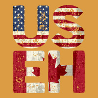 Canada Us Eh American Canadian Flag Vintage America Colors Patriotic G Urban Heavy Tee | Teevron