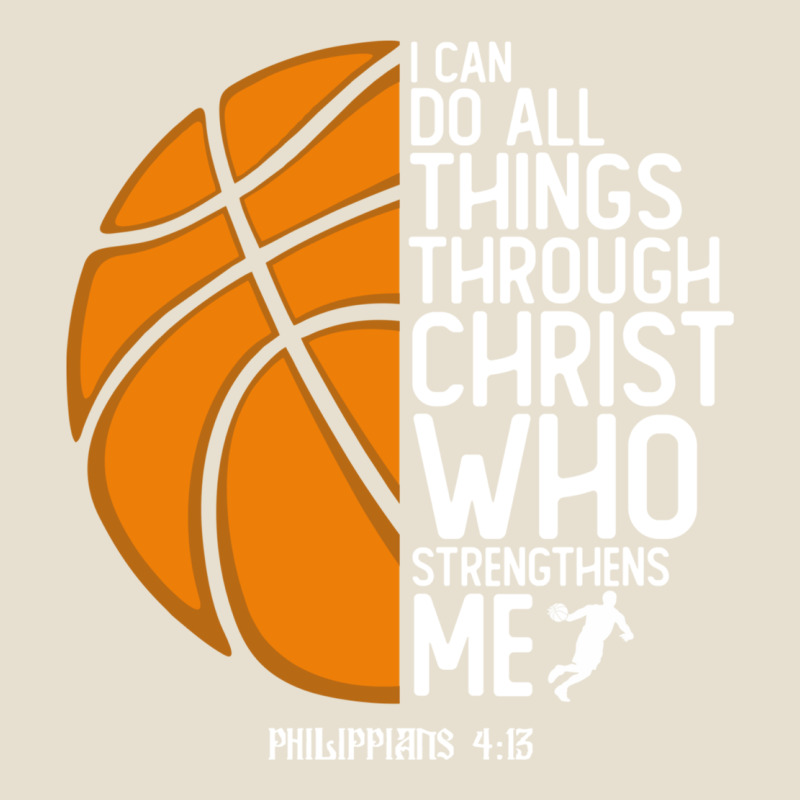 Christian Basketball I Can Do All Things Through Christ Philippians 41 Urban Heavy Tee by linhVisuals | Teevron