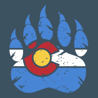 Colorado State Flag Bear Paw Print Pocket Place Urban Heavy Tee | Teevron