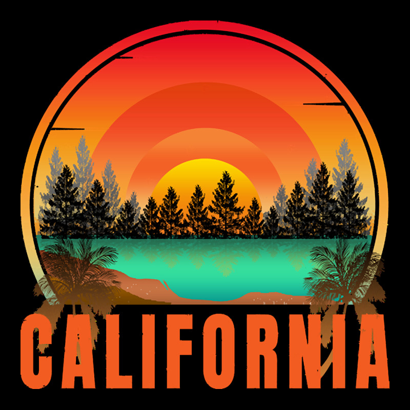 California T  Shirt California Sunset Vintage Trees Scenery T  Shirt Urban Heavy Tee by linhVisuals | Teevron