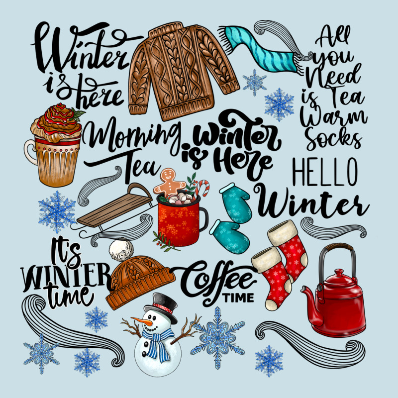 Winter Festive Essentials Ladies Tee by CowhideDigitalArt | Teevron