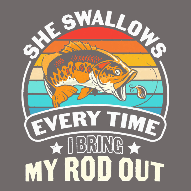 She Swallows Every Time I Bring My Rod T  Shirt She Swallows Every Tim Urban Heavy Tee by linhVisuals | Teevron