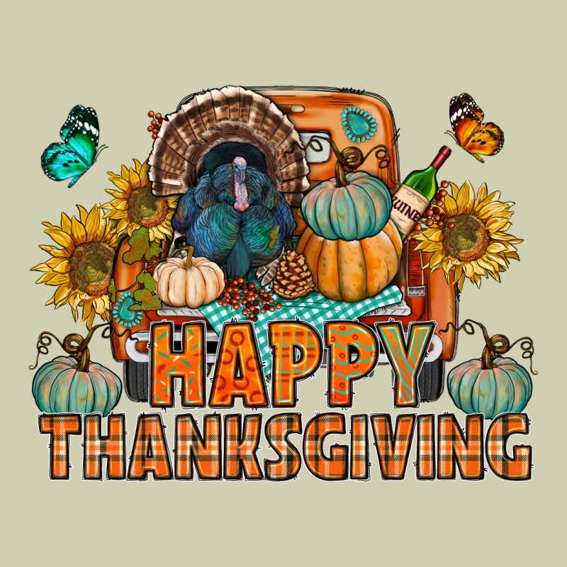 Happy Thanksgiving With Truck Bbs Heavy Core Tee by BundleAndBundleShop | Teevron