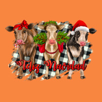 Feliz Navidad Heifers Front View Premium Sweatshirt | Teevron
