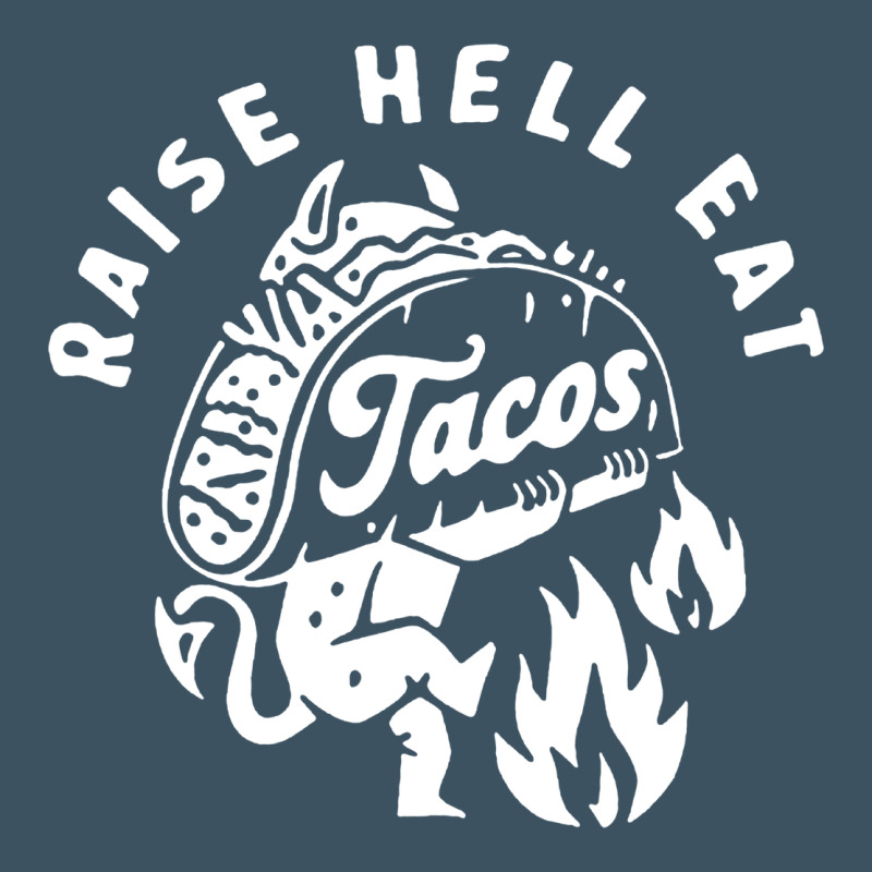 Raise Hell Eat White Urban Heavy Tee by linhVisuals | Teevron