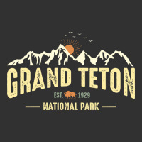 Grand Teton National Park Est 1929 Vinage Wyoming Mountains Graphic Urban Heavy Tee | Teevron