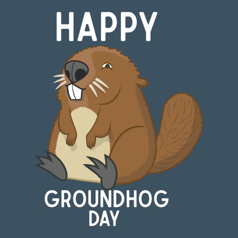 Happy Groundhog Day Respect The Shadow Funny Spring Prediction Holiday Urban Heavy Tee by linhVisuals | Teevron