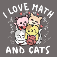 I Love Math And Cats Mountain Heart Mathematics Lover Gifts Cute And F Urban Heavy Tee | Teevron