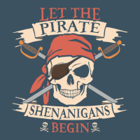 Let The Pirate Shenanigans Begin Skull Vintage Pirate Skeleton Hallowe Urban Heavy Tee | Teevron