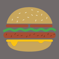 Vintage Burger Print Urban Heavy Tee | Teevron