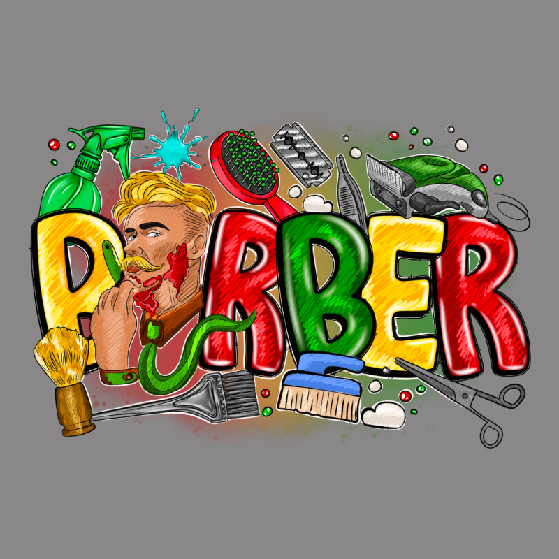 Barber Vintage Tee by CowhideDigitalArt | Teevron