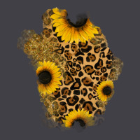 Glitter Sunflowers Leopard Patch Heavyweight Hoodie | Teevron