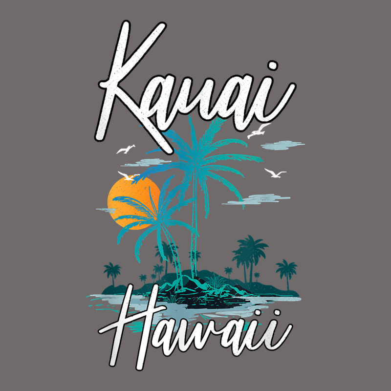 Family Vacation Retro Sunset Hawaii Kauai T Shirt Urban Heavy Tee by linhVisuals | Teevron