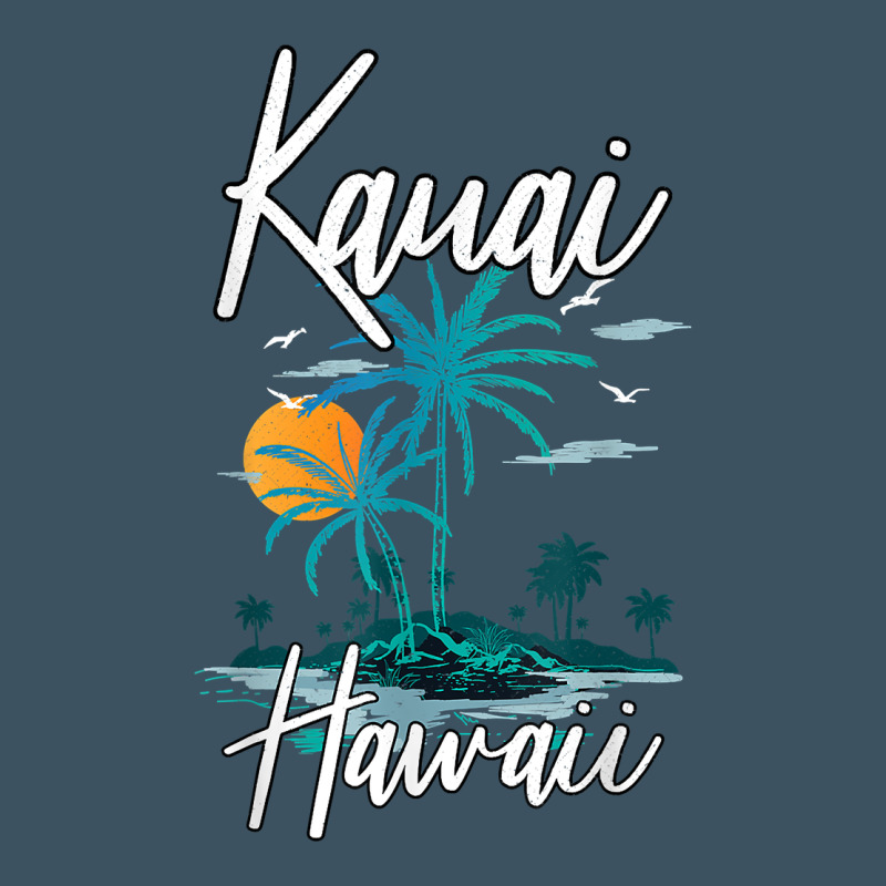 Family Vacation Retro Sunset Hawaii Kauai T Shirt Urban Heavy Tee by linhVisuals | Teevron