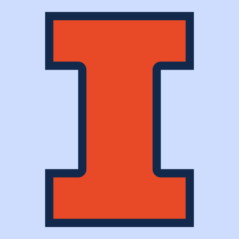 Illinois Fighting Illini, University Of Illinois, Uiuc, Geari Urban Heavy Tee by linhVisuals | Teevron