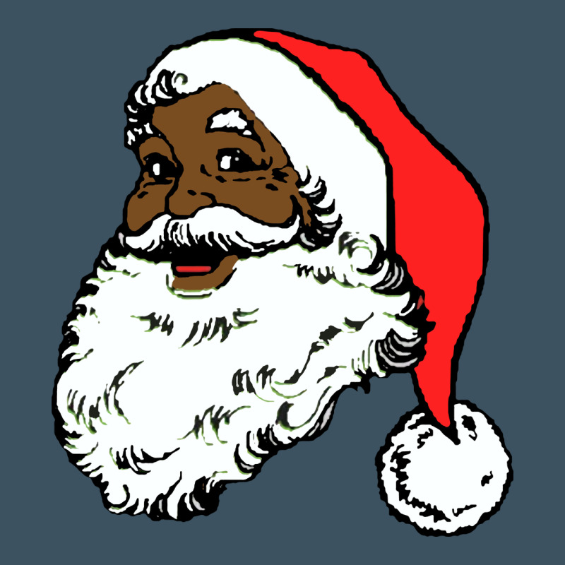 Black Santa Claus Christmas Urban Heavy Tee by linhVisuals | Teevron