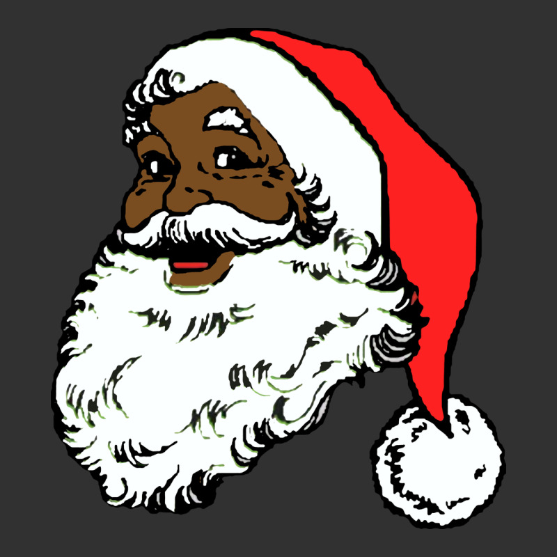 Black Santa Claus Christmas Urban Heavy Tee by linhVisuals | Teevron