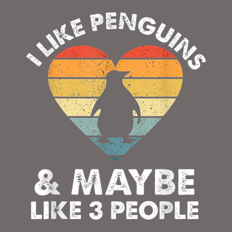 I Like Penguins And 3 People Vintage Urban Heavy Tee by linhVisuals | Teevron