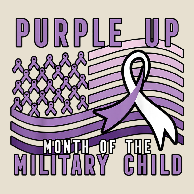 Purple Up Month Of The Military Child Urban Heavy Tee by linhVisuals | Teevron
