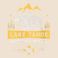 Womens Lake Tahoe National Park California Nevada Vintage Bear Men V N Urban Heavy Tee | Teevron