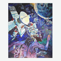 Spaceship Earth Mural Urban Heavy Tee | Teevron