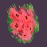 Watermelon Glitter Watercolor Brushstrokes Patch Heavyweight Hoodie | Teevron