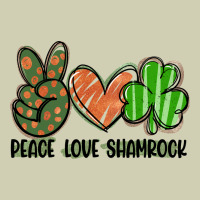 Peace Love Shamrock Heavy Core Tee | Teevron