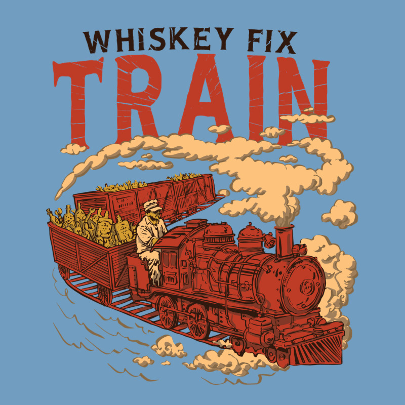 Whiskey Train Urban Heavy Tee by linhVisuals | Teevron