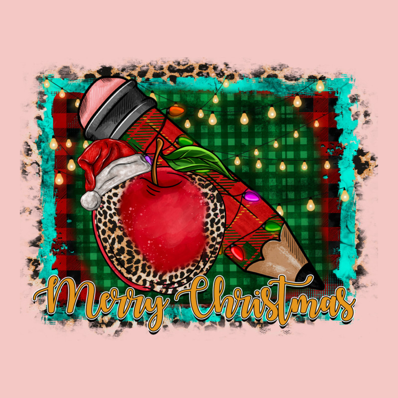 Merry Christmas Teacher Urban Heavy Tee by CowhideDigitalArt | Teevron