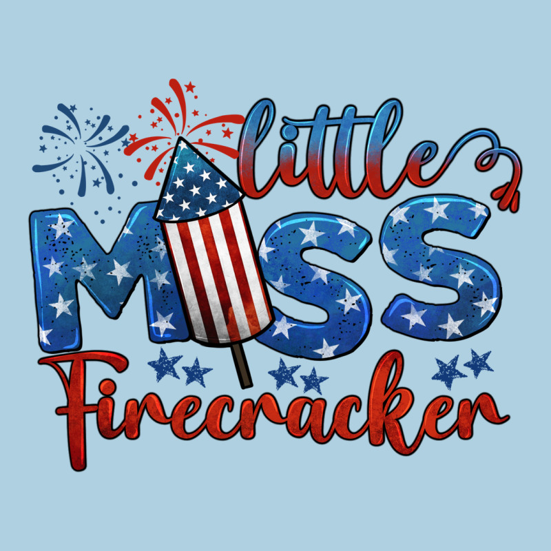 Little Miss Firecracker 4th Of July Premium Hoodie by BarkalooDesign | Teevron