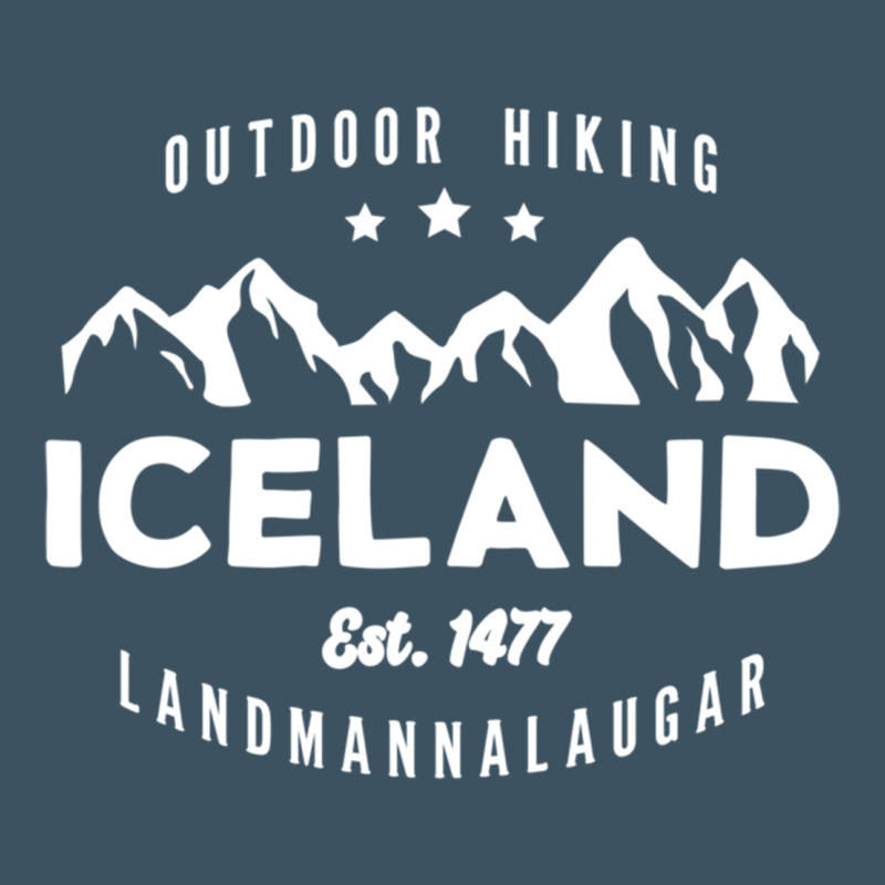 Iceland Hiking Landmannalaugar Est 1477 Urban Heavy Tee by linhVisuals | Teevron